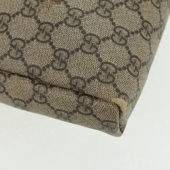 Authentic GUCCI GG Supreme Shoulder Bag PVC Beige Gold 223666 - Picture 6 of 16